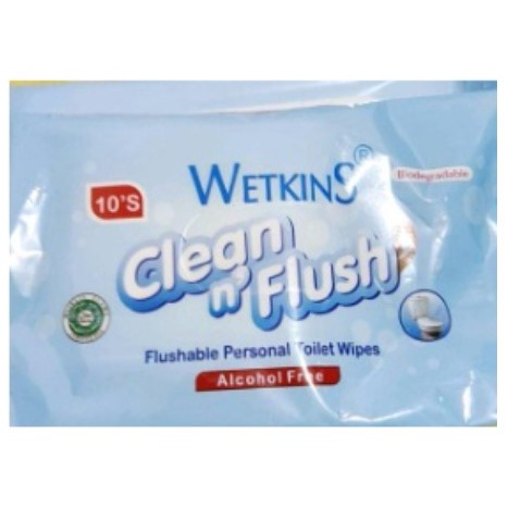 Tisu Basah Wetkins Clean And Flush Murah