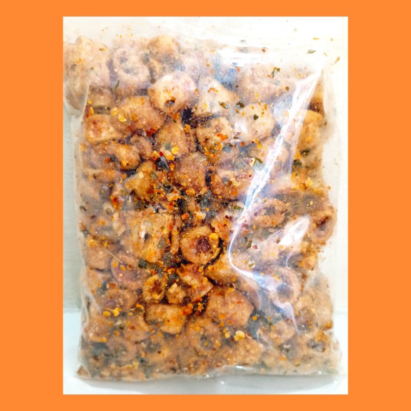 

Sotong goreng daun jeruk pedas / makanan ringan camilan cemilan pedas jajanan