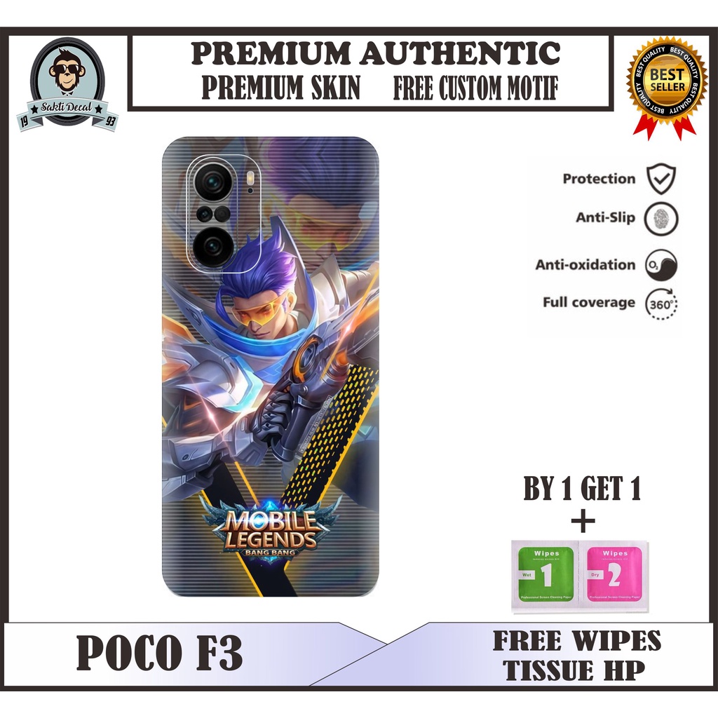 SKIN HANDPHONE POCO F3 MOTIF HERO GAME FREE CUSTOM