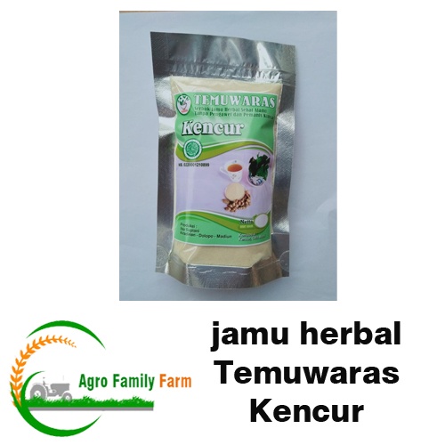 

Jamu herbal kencur alami tanpa pengawet dan pemanis kimia