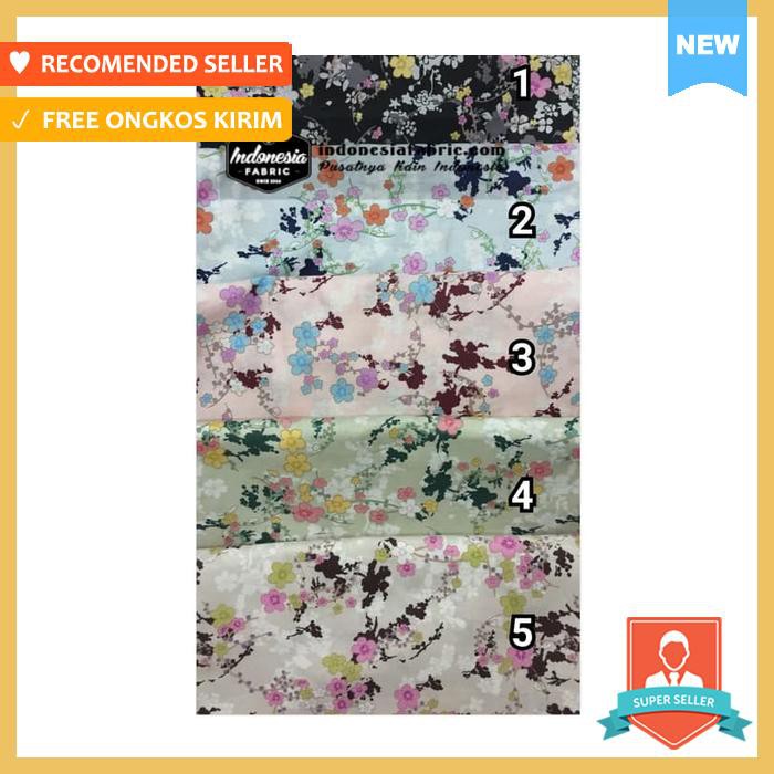 KAIN GAMIS KAIN KATUN JEPANG MOTIF AUTUMN (PER 1 MTR)