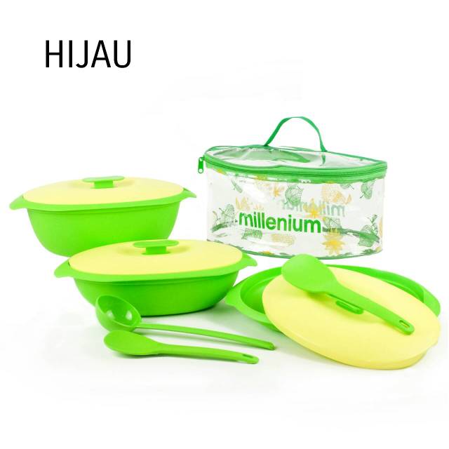 Millenium SERVING SET - Kotak Makanan wadah tempat sayur set mangkok mangkuk piring centong