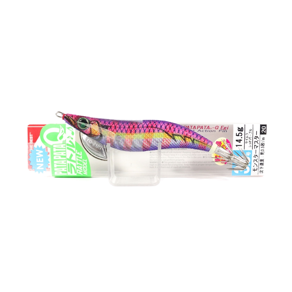 Yo Zuri Egi Pata Pata Q Rattle Squid Jig Sinking Size 3.0 KVRP 5449