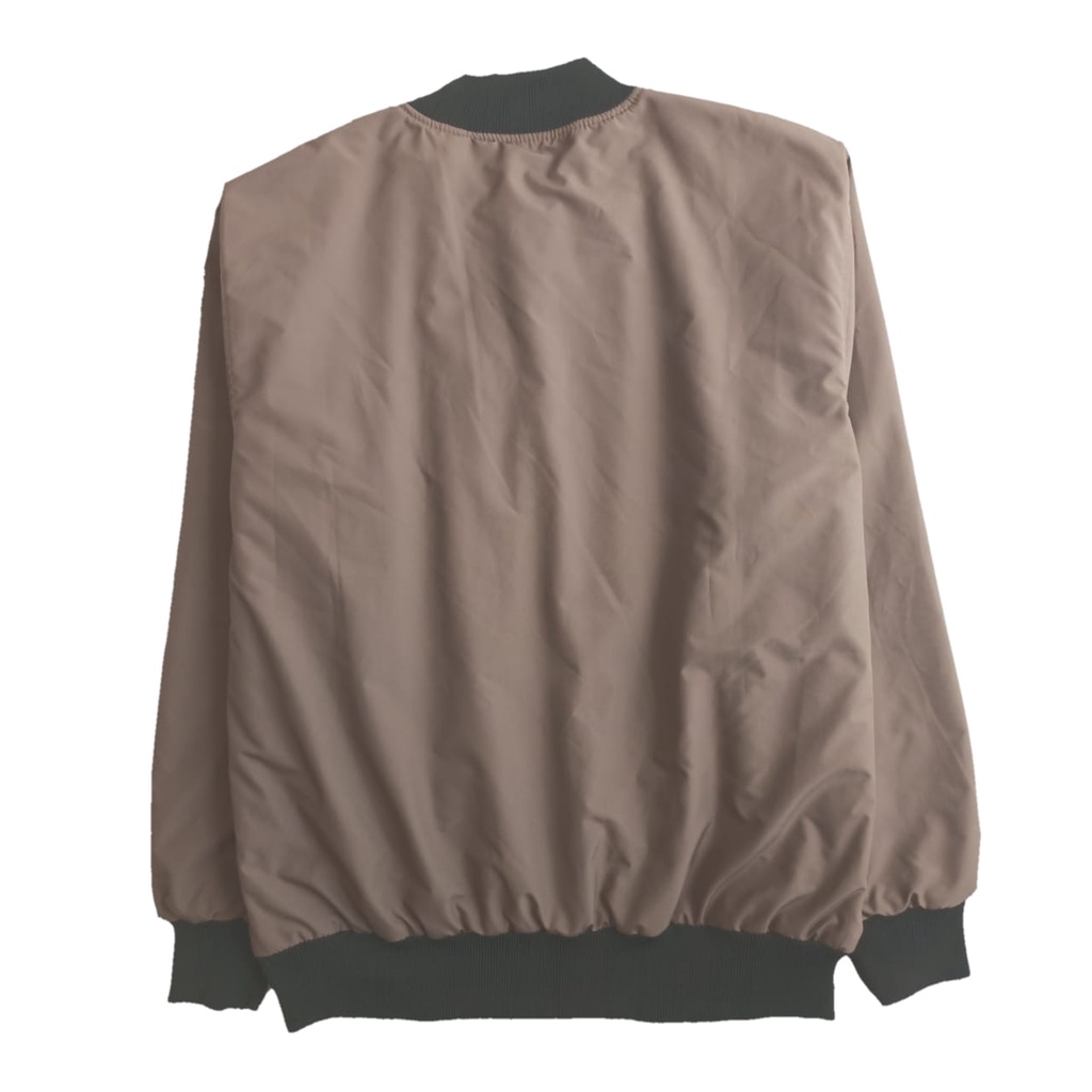 Jaket Bomber Pria Wanita Polos Bisa COD