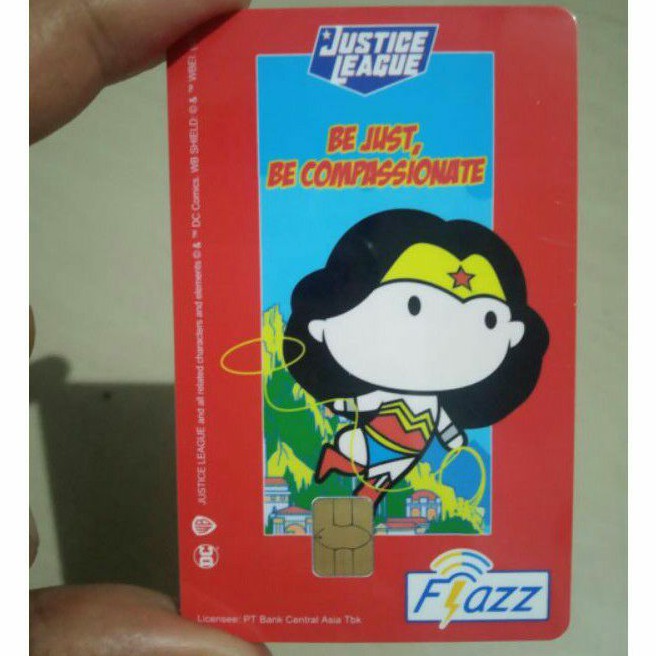 FLAZZ BCA Gen 2 /Gen2 /Kartun Karakter Super Hero ORI /Like eTOLL eMONEY Tapcash or Brizzi