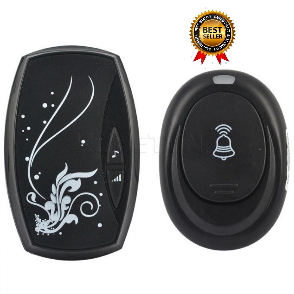 Bel Bell Pintu Rumah Kantor Wireless Tanpa Kabel Nirkabel Waterproof Smart Murah - FK-D009