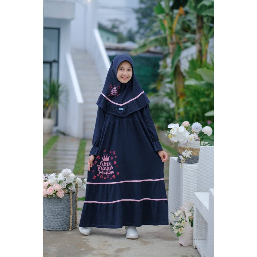 Gamis anak Set Gamis Alisha by Mini Dolphin