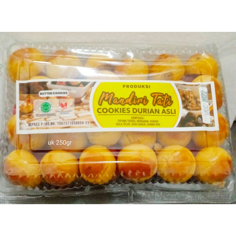 

Cookies Durian Asli by Mandiri Tati