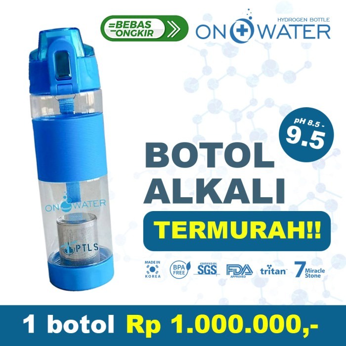 Botol Mesin Air Alkali Alkaline Perfect Water Hidrogen Onowater