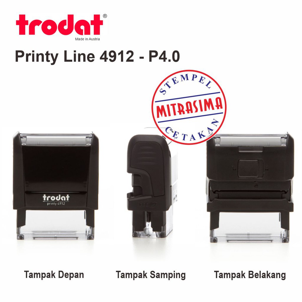 

Stempel Trodat 4912 ( Model Persegi ) RB9