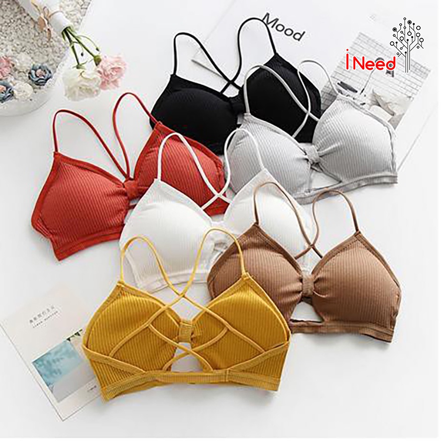 (INEED) (BSTS)Sexy Bra push up sexy tali silang - Bra Sexy Tali Silang