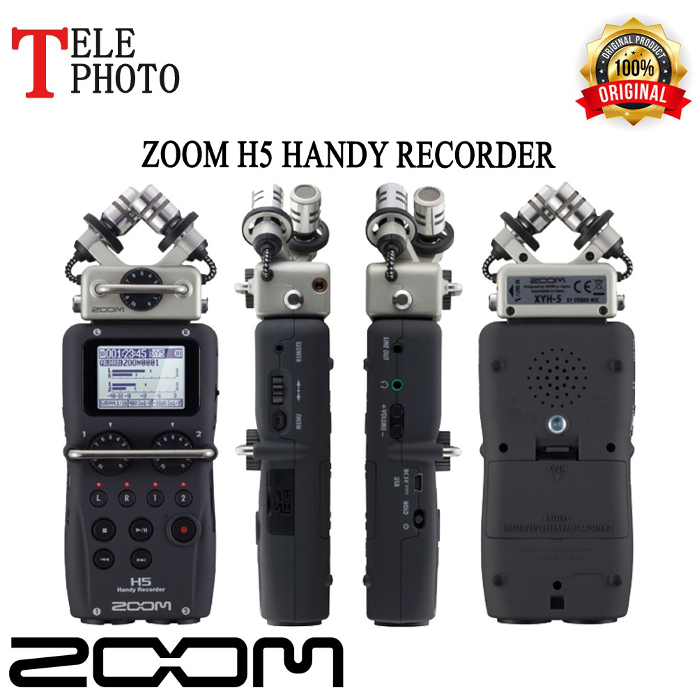 Jual ZOOM H5 4 Track Handy Recorder ORIGINAL | Shopee Indonesia