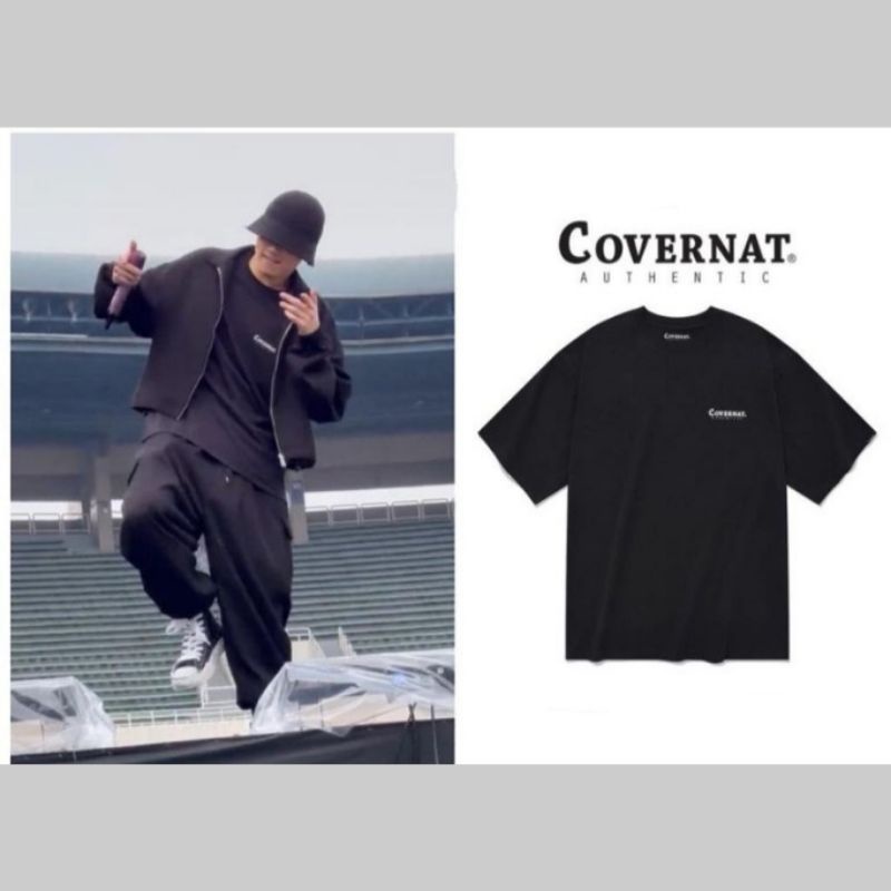OFFICIAL BTS JK JUNGKOOK PTD SEOUL CONCERT SOUNDCHECK D-2 OUTFIT COVERNAT TSHIRT