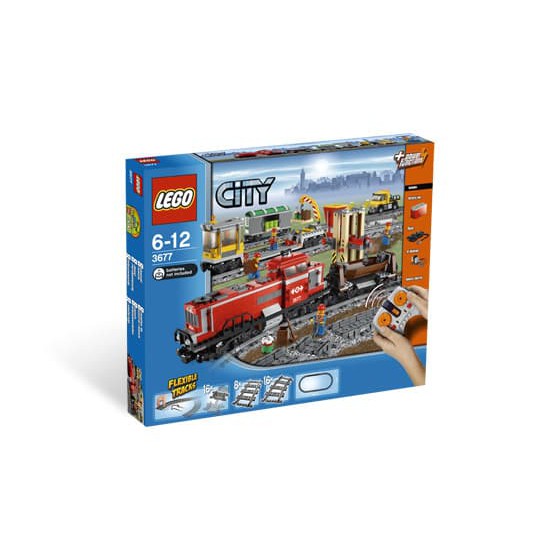 LEGO 3677 - City - Red Cargo Train