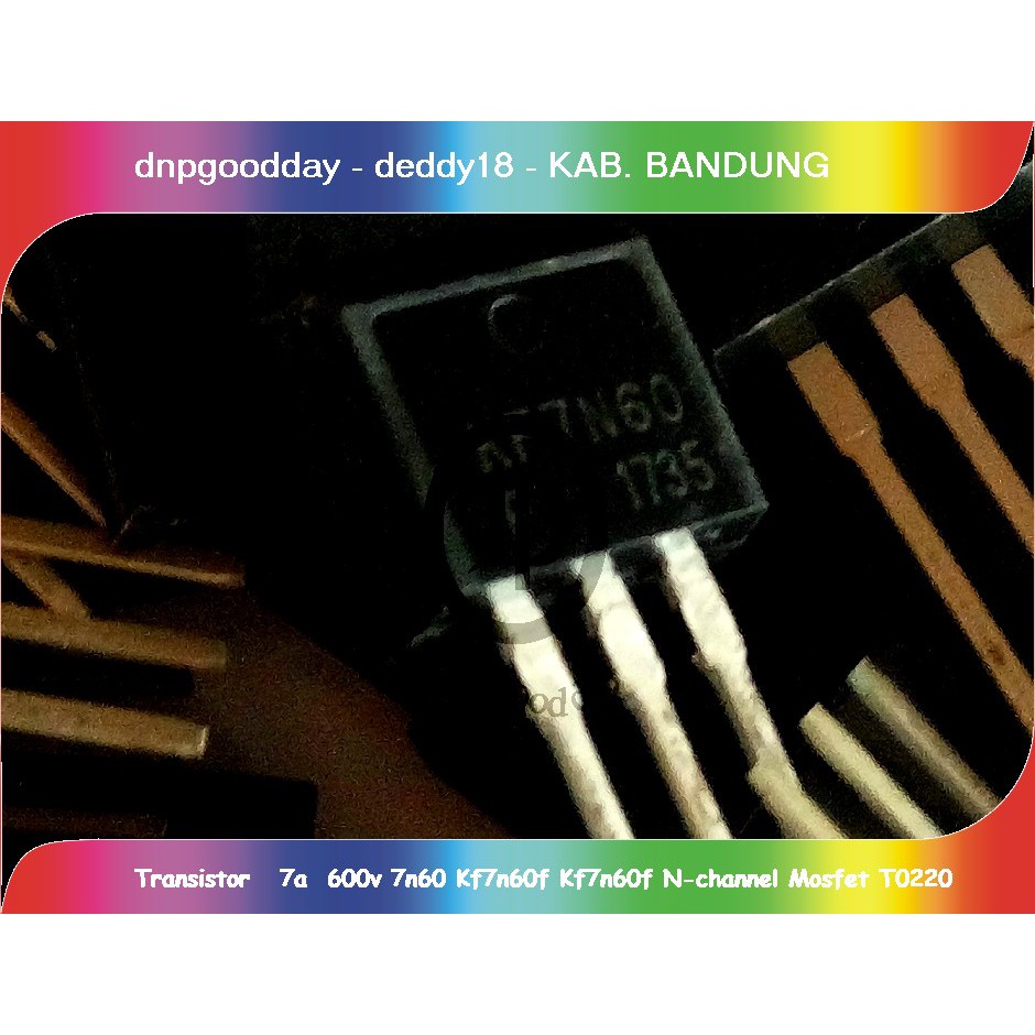 Transistor   7a  600v 7n60 Kf7n60f Kf7n60f N-channel Mosfet T0220