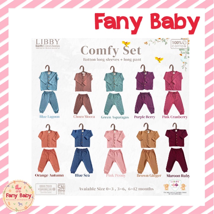 LIBBY EARTH COMFY SET 2 SERIES PANJANG