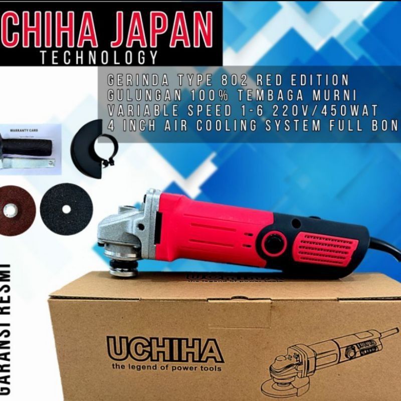 TYPE 802 MESIN GERINDA UCHIHA VARIABLE SPEED ANGLE GRINDER