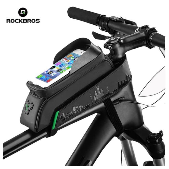 TERLARIS - TAS FRAME SEPEDA ROCKBROS TAS SEPEDA MTB FRONT TUBE FRAME PREMIUM