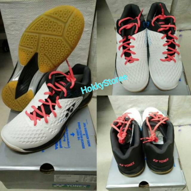 Sepatu Badminton Yonex SHB 03 EX White/Black -Original