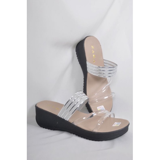 Sandal wanita hak 5cm/sandal pesta wanita/sandal wadges cewek