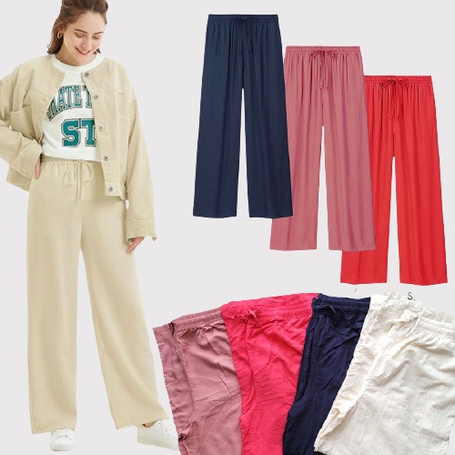 GU Kulot Crepe WidePants