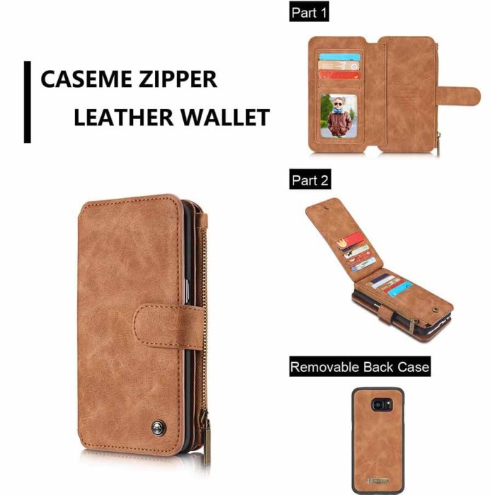 CASEME SAMSUNG GALAXY S7 EDGE WALLET CARD CASE LEATHER FLIP COVER