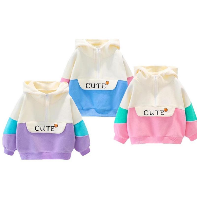 Sweater Hoodie Cute Anak 1-4 Tahun ( Sweater Anak )