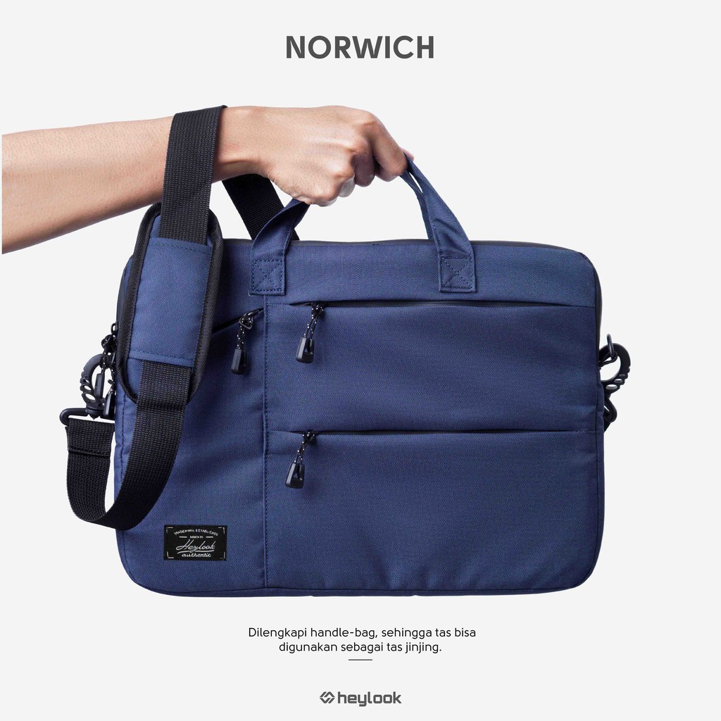 HEYLOOK Project -  Tas Selempang Laptop Waterproof Tas Laptop NORWICH 14&quot; Tas Laptop Shoulder Bag Anti Air