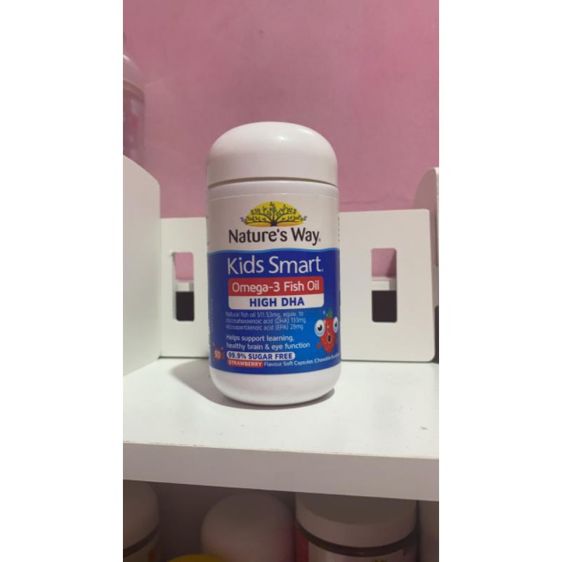 

Nature's Way kids smart omega 3 fish oil HiGH DHA isi 50