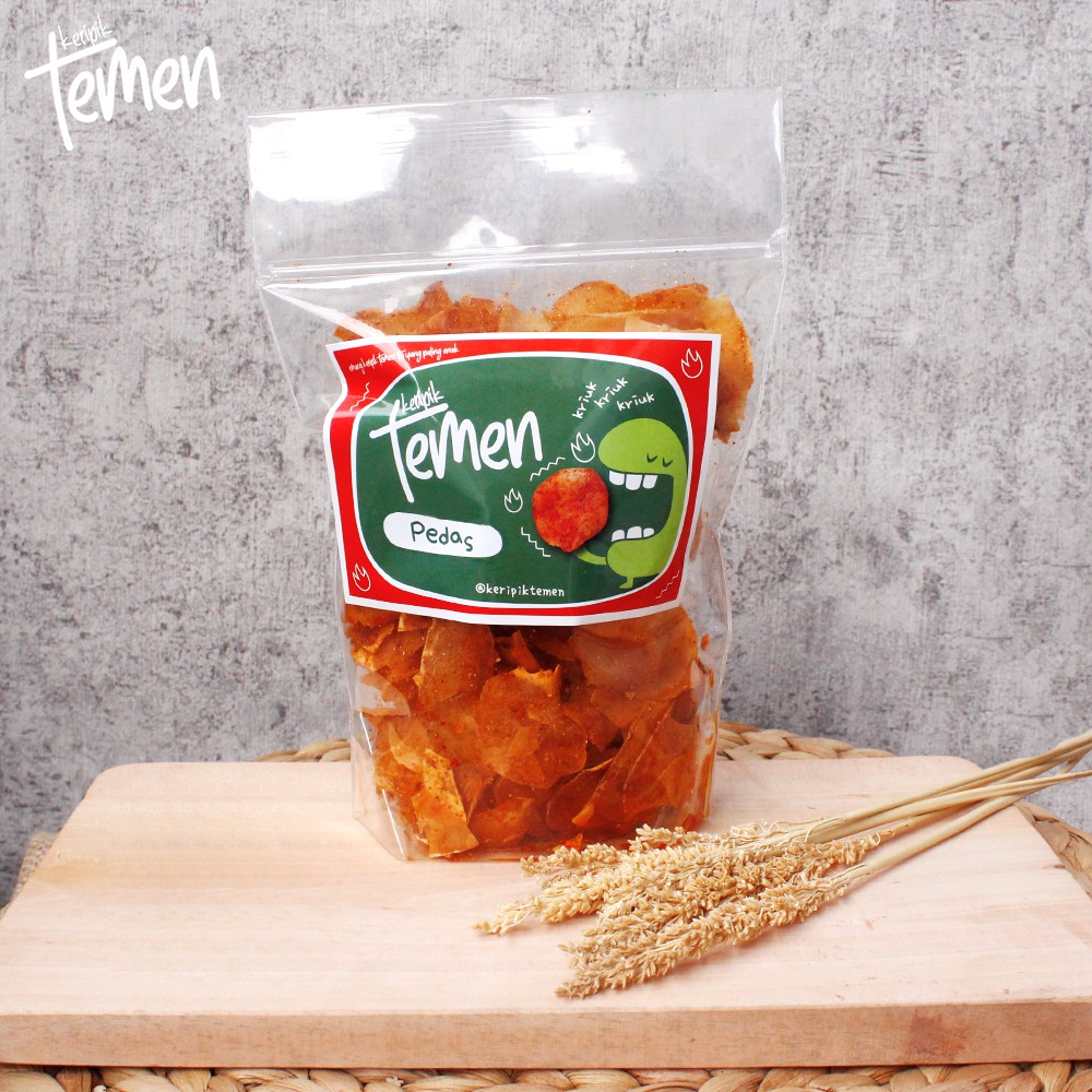 

Keripik Singkong Rasa Pedas 150gr Ala Keripik Temen