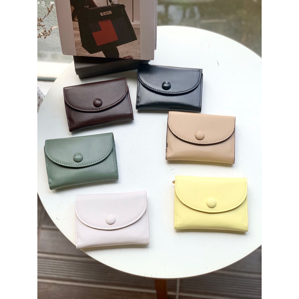 [7.7 Boombastis Sale⚡] - DOMPET WANITA CK878 CK MINI WILLOW FRONT FLAP WALLET PREMIUM IMPORT