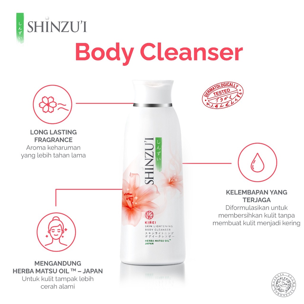 ⭐️ Beauty Expert ⭐️ Shinzui Sabun Cair 225ml - Shinzui Body Cleanser Skin Lightening Body Wash