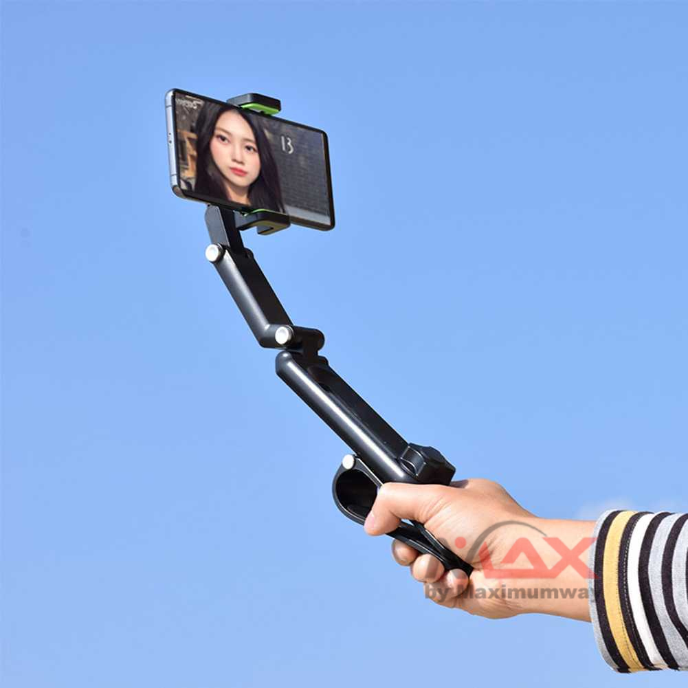 Holder HP unik 3 in 1 holder Mobil atau Tongsis atau holder meja untuk smartphone universal handphone henpon Android Apple bisa Universal Multifunctional 360 Degree Rotatable Car Phone Holder Auto Rearview Mirror Seat Hanging Clip Mount Bracket for Car