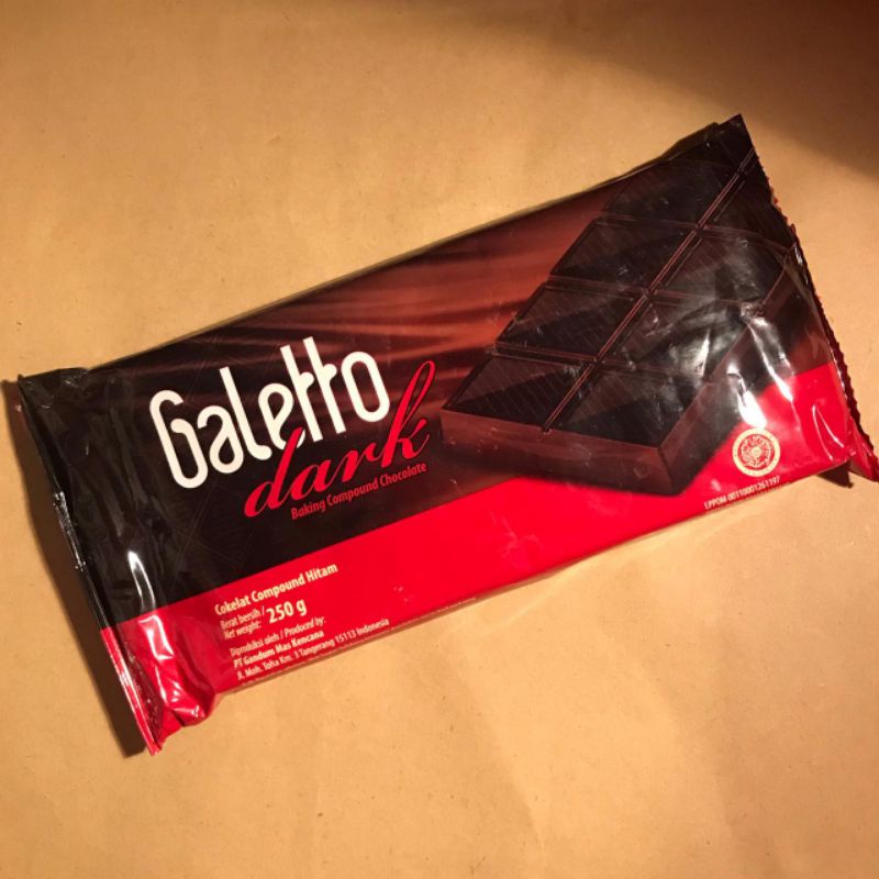 

Galetto Dark Baking Compund Chocolate 250gr