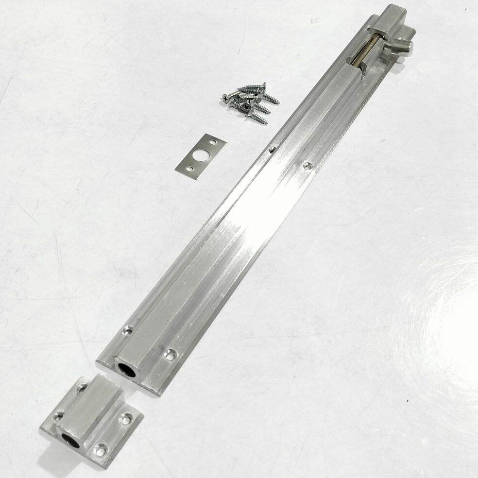 Pengunci Grendel Pintu 12inch Aluminium / Gerendel Selot JMJ (H816)