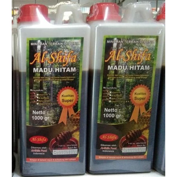 Madu Hitam Al -shifa Super Asli Original 1 kg /1kg