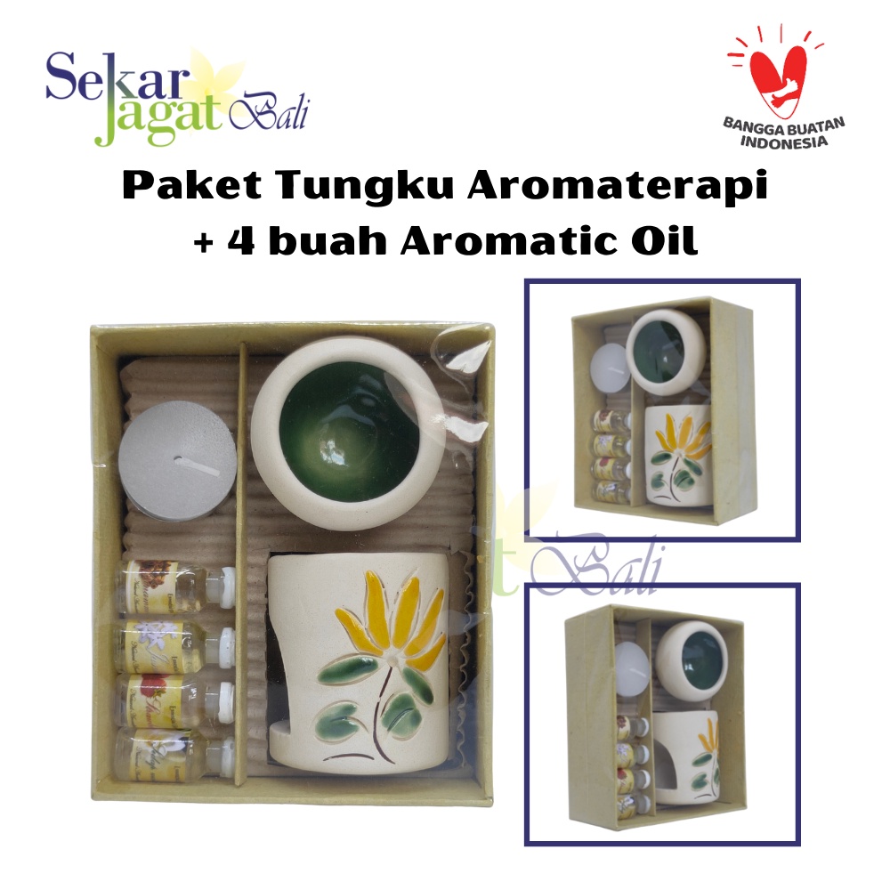 Tungku Aromaterapi | Tungku Aromatherapy Paket Super Lengkap