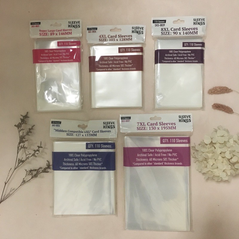 Kings Sleeve Inner Sleeve Postcard Photocard PC XL Size