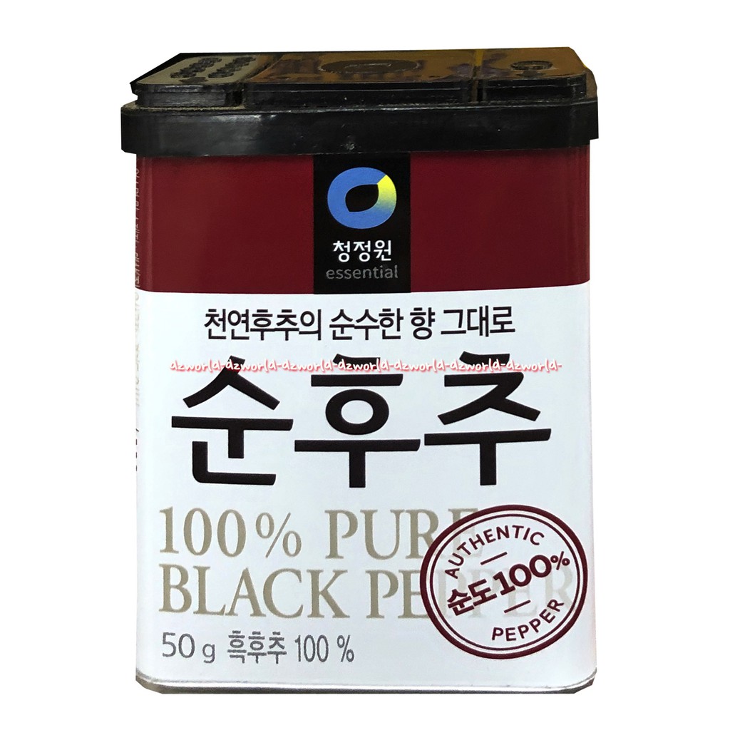 Daesang Blackpepper Essential 50gr Bumbu Merica Hitam Black Pepper Dae Sang Chung Jung One Da esang