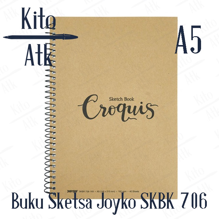 

Buku Sketsa Gambar Joyko A5 SKBK-706 / Sketchbook Buku Gambar A5 Ring