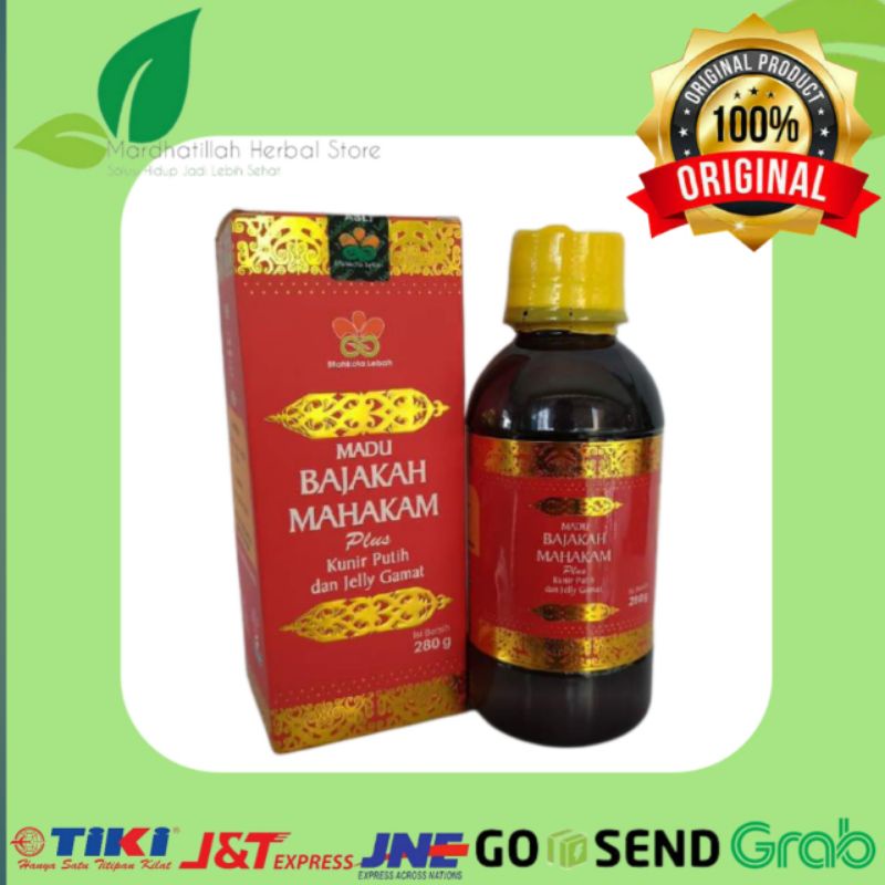 Madu Bajakah Mahakam Plus Kunir Putih  Jelly Gamat  280gr Obat Kanker Best Quality - 100 % ORIGINAL