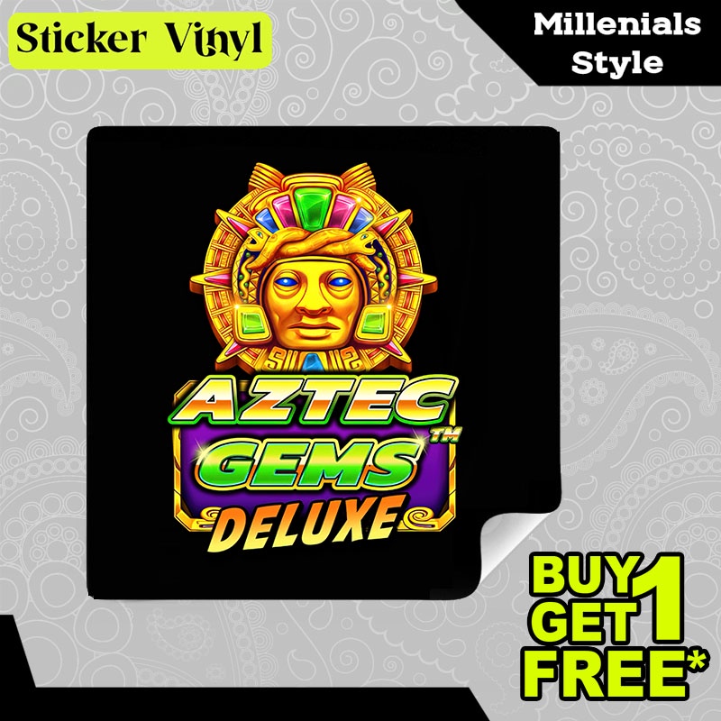 

Stiker Sticker Aztec Gems Deluxe Game Slot Aesthetic Bahan Vinyl Satuan Anti Air