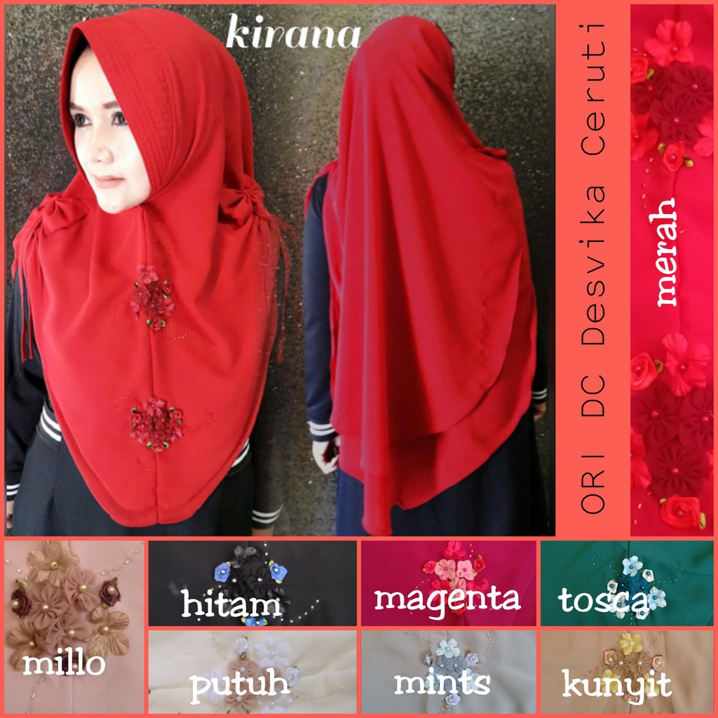 JILBAB ORI DESVIKA KHIMAR ORI DESVIKA KIRANA