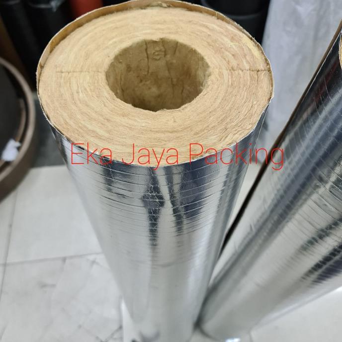 

Rockwool Pipe 2" x 50mm ( Rockwool Pipa Lapis Alumunium Foil )