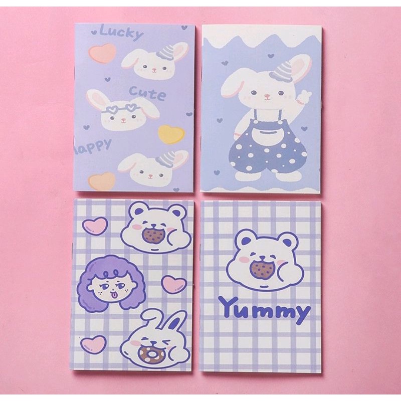 

Buku memo mini karakter lucu