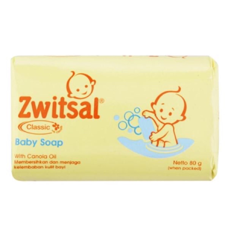 Zwitsal Baby Sabun Batang Classic 80gr Multi Pack