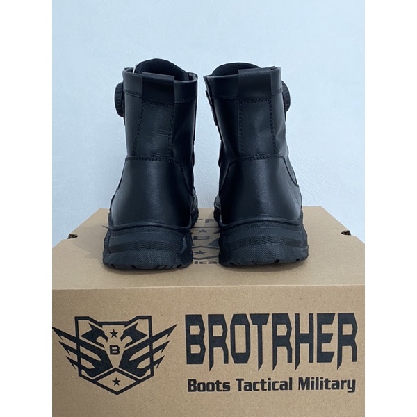 SEPATU PDH TALI PUTAR FITGO REF MIDTRACX KULIT SAPI ASLI MERK BROTRHER