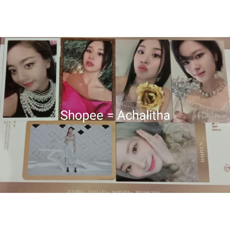 WTS & WTT Photocard ( PC ) Twice Feel Special Album Jeongyeon Jihyo Dahyun Chaeyoung