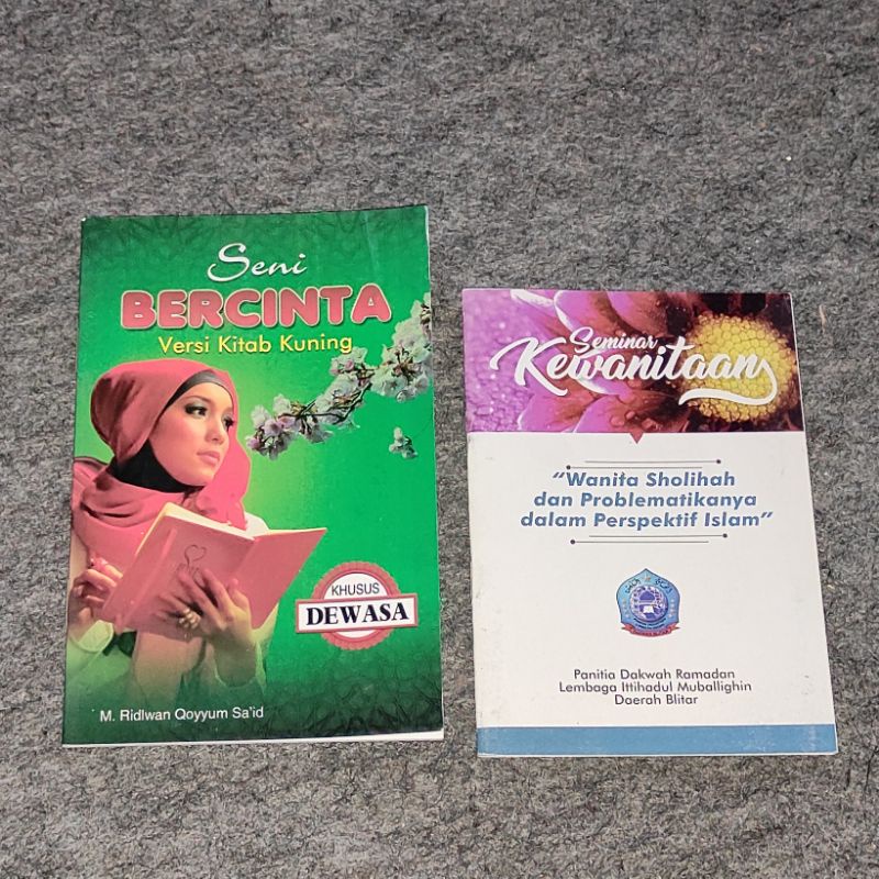 Paket buku dewasa fiqih sex nikah islami dan fiqih kewanitaan