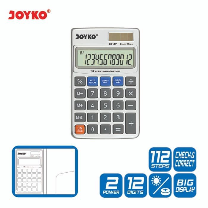 

Calculator / Kalkulator Joyko CC-37 / 12 Digits / Check Correct